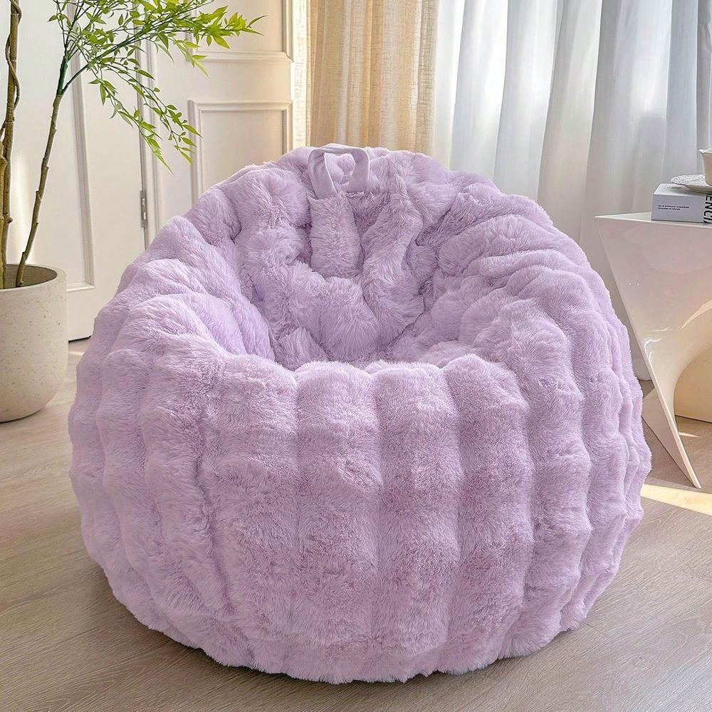 Kids Outdoor Bean Bag - Kunstbont Zitzakhoes voor Kinderen en Volwassenen,