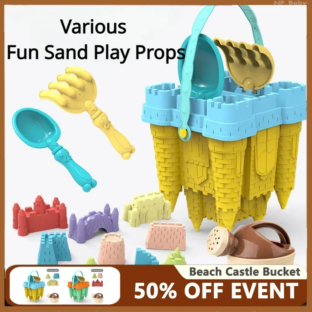 Kids Outdoor Mud Kitchen - Strandkasteelemmer, zandschep, speelzandset speelgoed, kinderen zomerspeelgoed