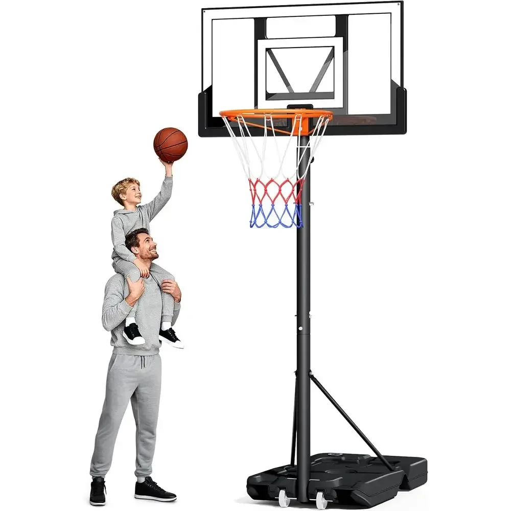 Basketball Hoop Outdoor - Draagbare buitenbasketbalring met 40 onbreekbare bordjes