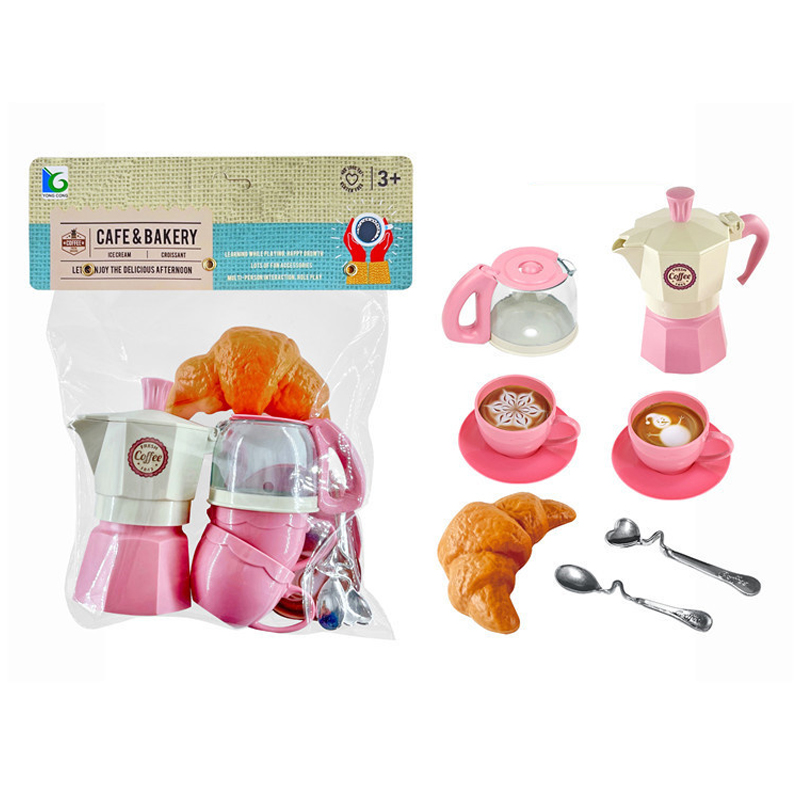 Kids Outdoor Kitchen Diy - 11PCS Fantasiespel Simulatie Koffie Set Servies