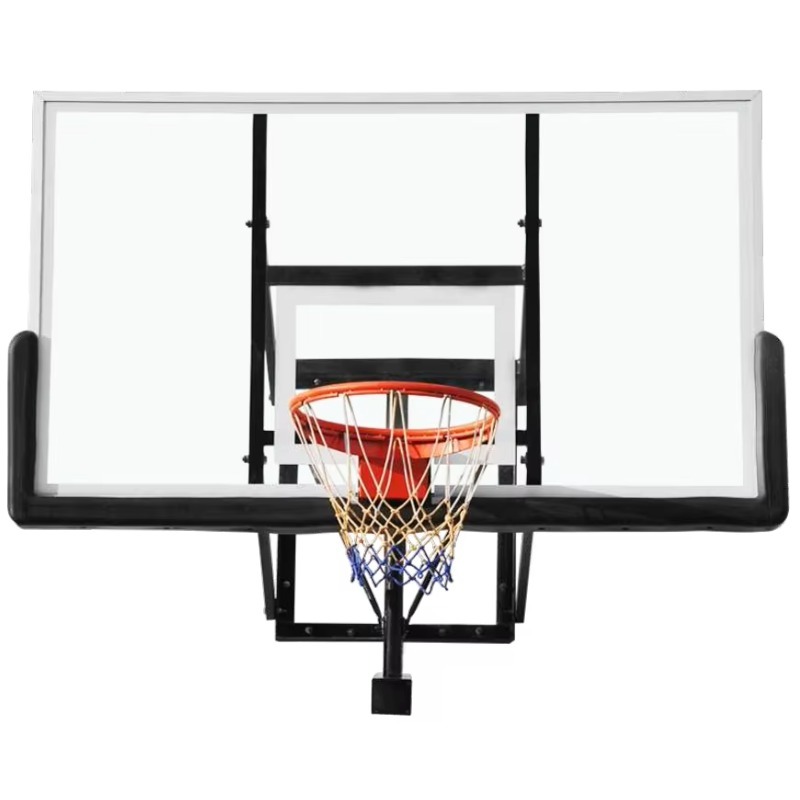Basketball Hoop Outdoor - Volwassenen Wandmontage Buitengebruik Basketbalbord Stalen standaard