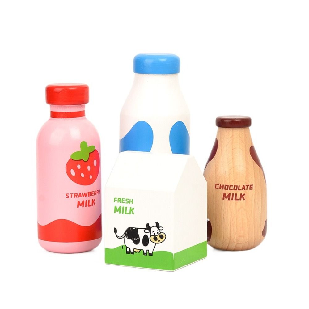 Kids Outdoor Mud Kitchen - Speelgoed drinkfles aardbeienmelk imitatie spel keuken