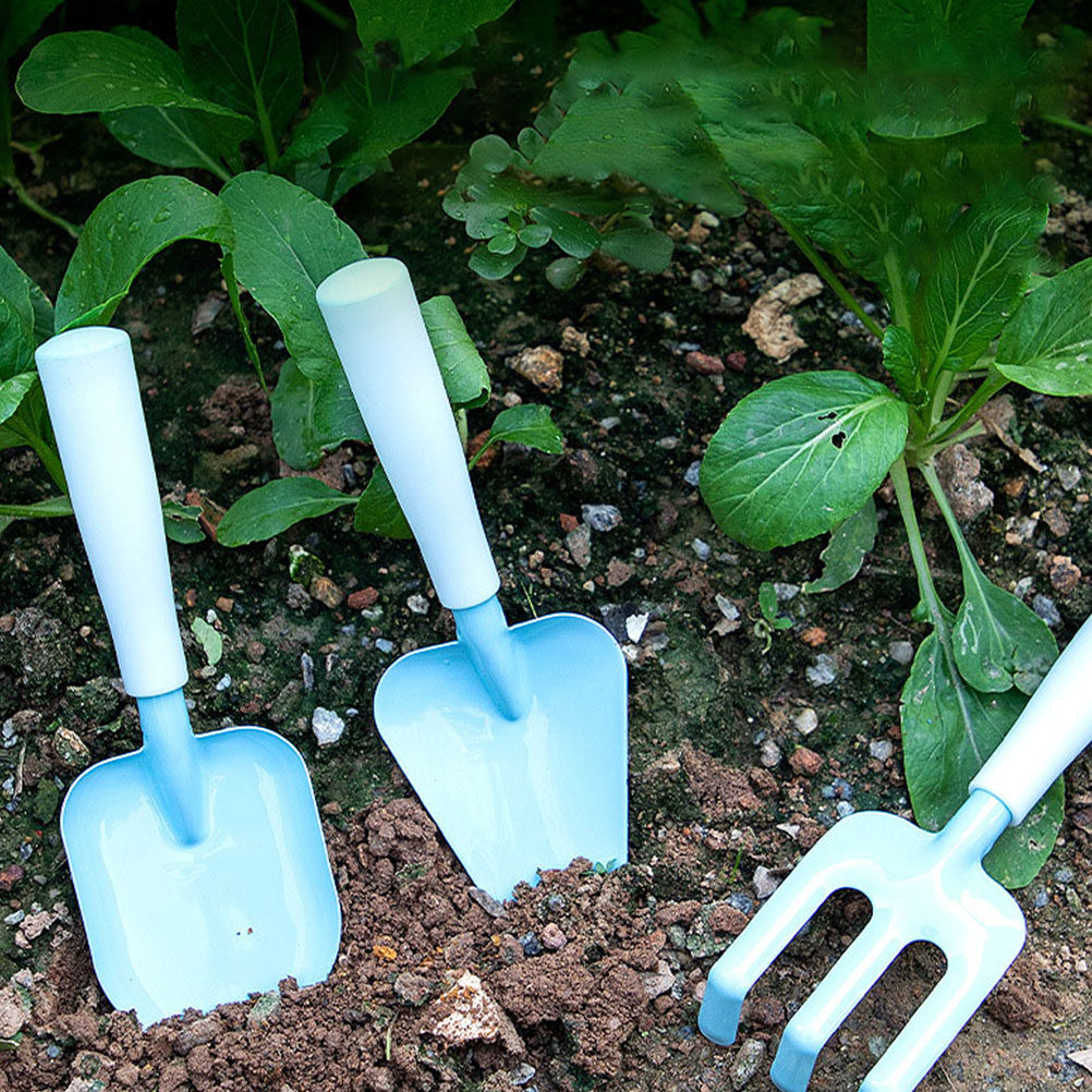 Kids Outdoor Yard Equipment - 1 set tuingereedschap, mini-tuinschep, hark, buitenplanten,