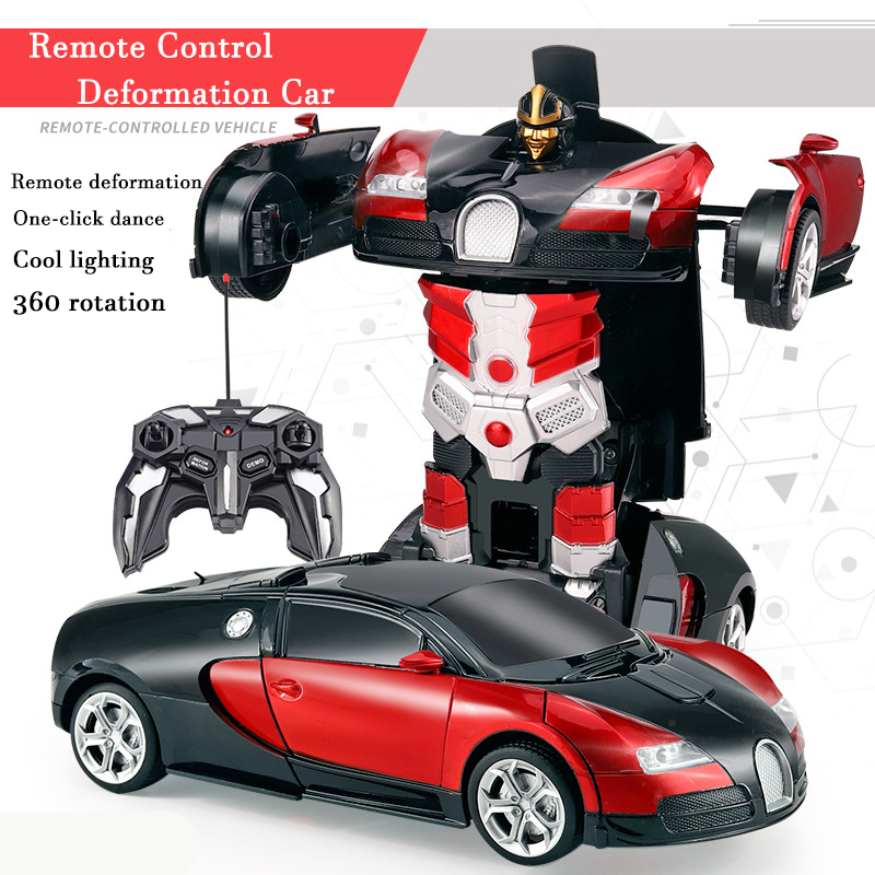 Kids Outdoor Vehicles - 2in1 elektrische RC auto transformatie robots