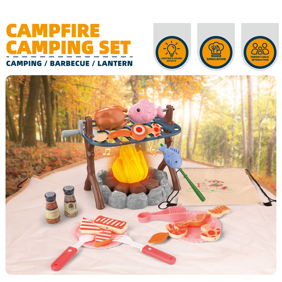Kids Outdoor Playground - Kinderkampeertentset Baby Speeltuin Miniatuur Eten Kinderen