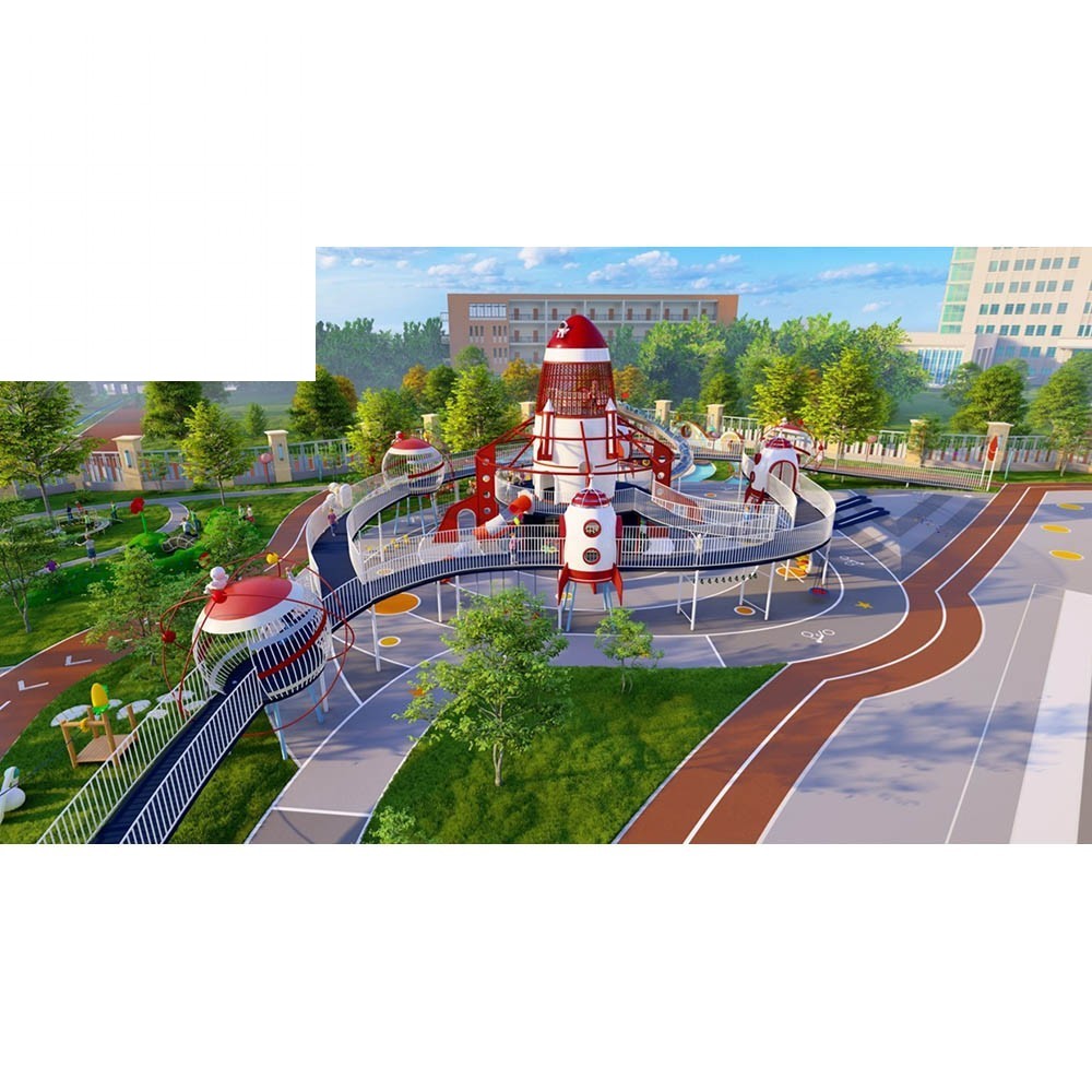 Kids Outdoor Adventure Park - Hoge kwaliteit op maat gemaakte avonturenparkspellen