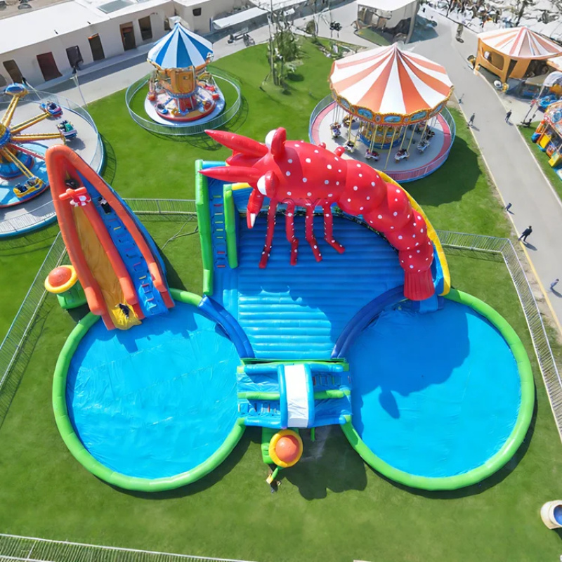 Kids Outdoor Water - Hoge kwaliteit commerciële PVC opblaasbare waterglijbaan