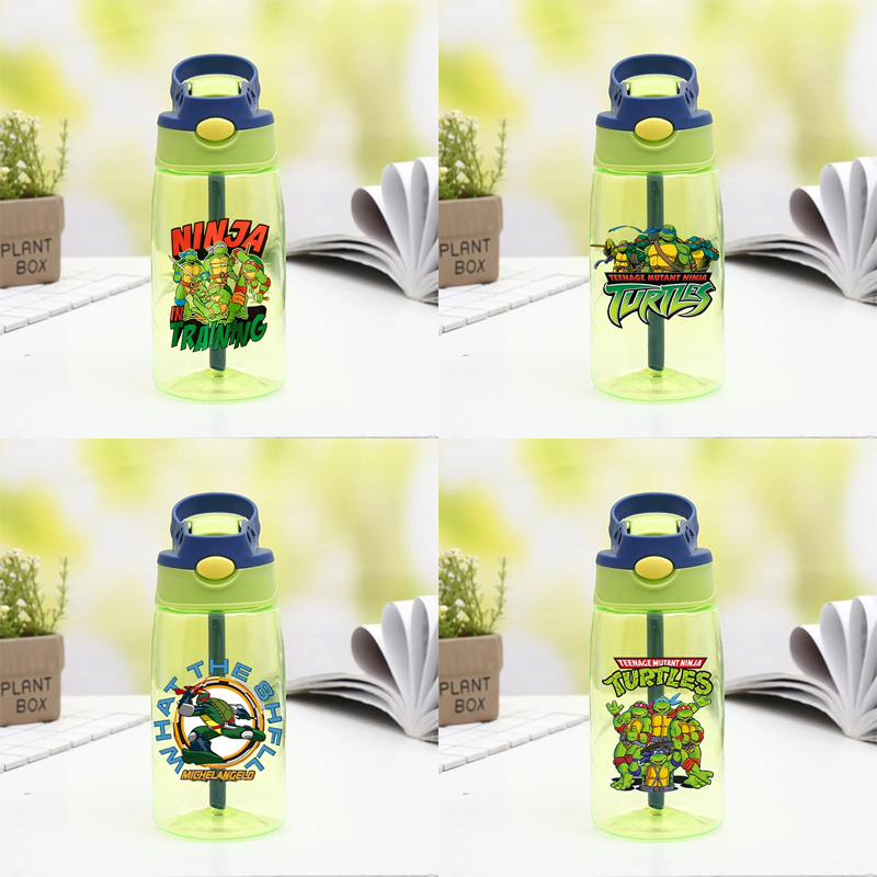 Kids Outdoor Ninja - 480ml Teenage Mutant Ninja Turtles Kinderwaterflessen