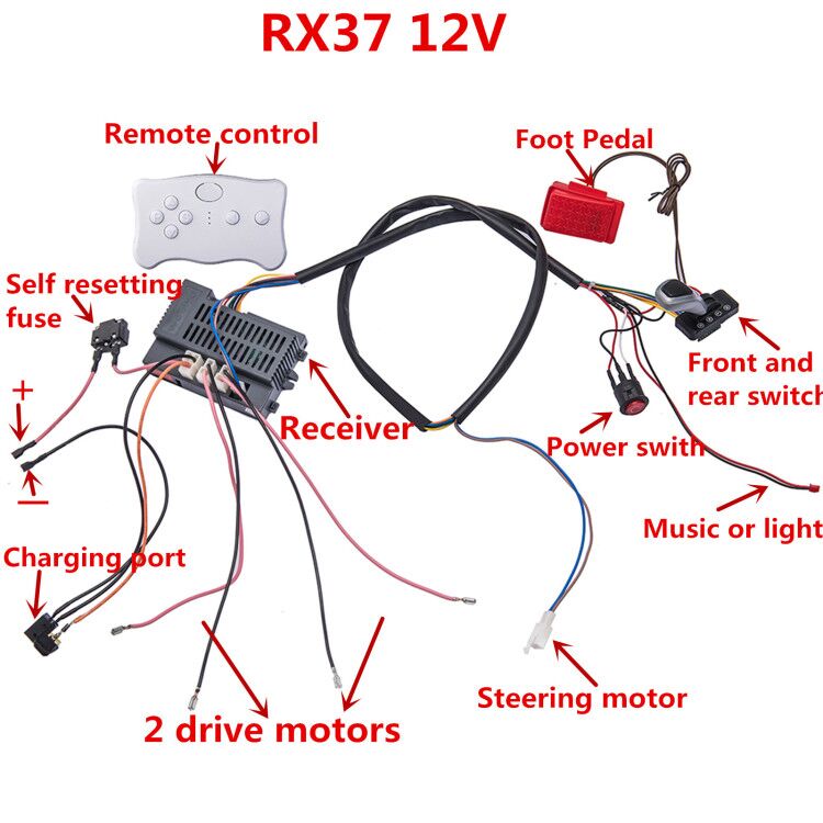 Kids Outdoor Vehicles - 2026 VOLLEDIGE SET RX30 24V/RX37 12V