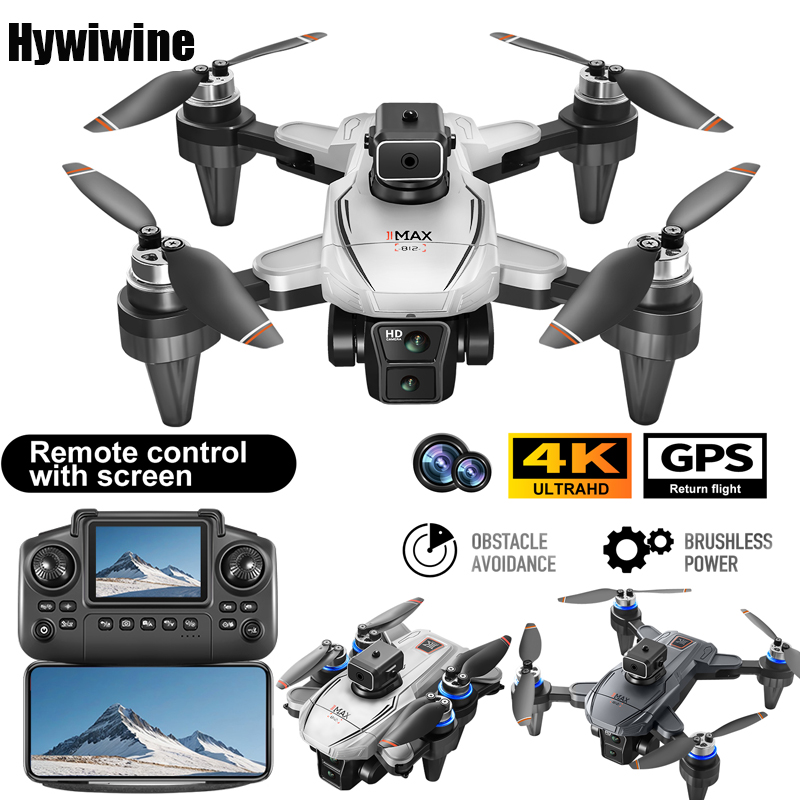 Kids Outdoor Lights - GPS RC Drone met scherm 4K