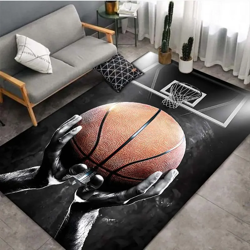 Kids Outdoor Kitchen Diy - 3D basketbal vloerkleed groot, tapijt voor