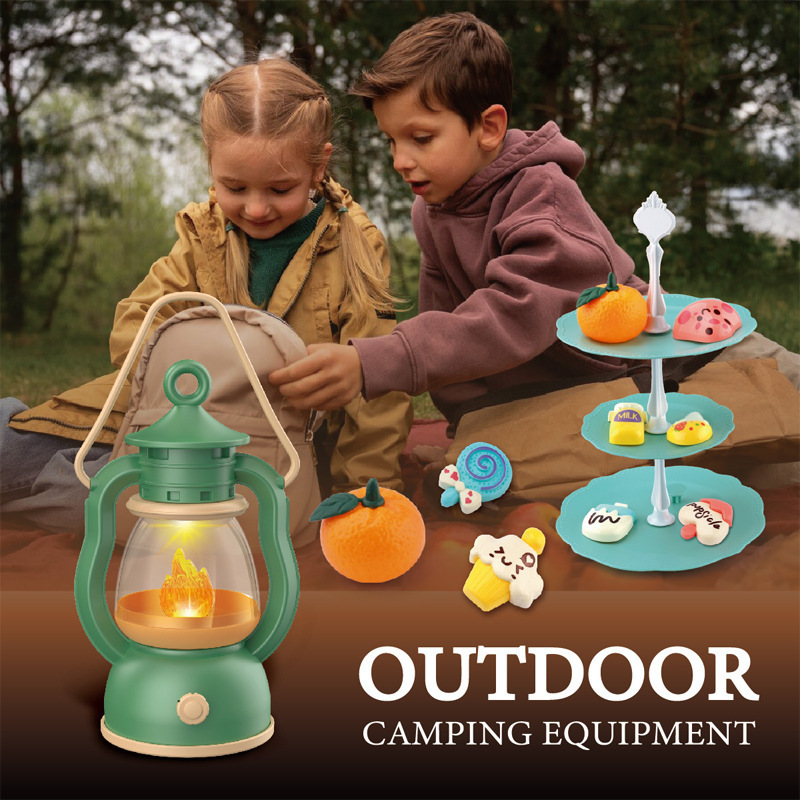 Kids Outdoor Lights - Campingset voor kinderen Kampvuur Fantasiespel Peuterspeelgoed