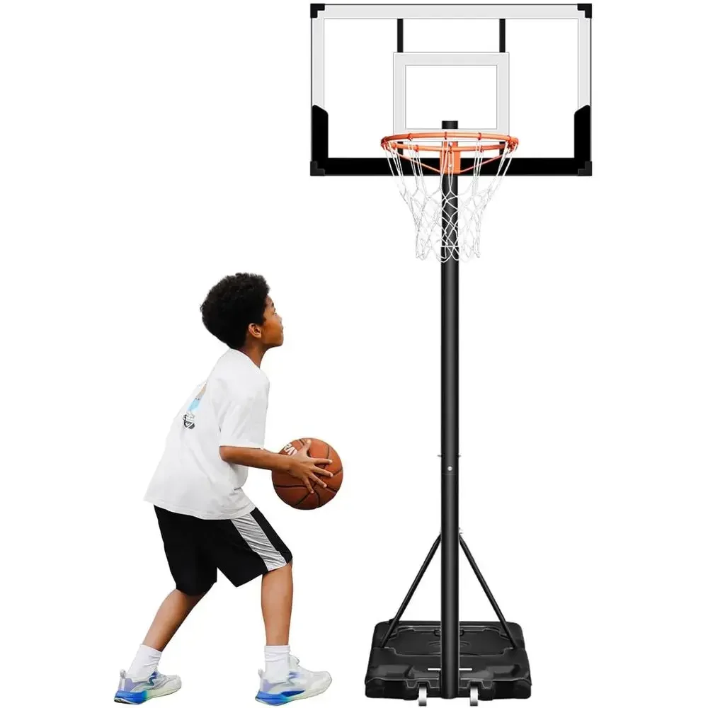 Basketball Hoop Outdoor - Verstelbare buitenbasketbalring voor kinderen & volwassenen,