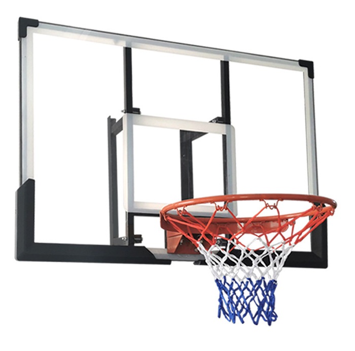 Basketball Hoop Outdoor - Handbediende buiten basketbalring met PC+ijzeren frame,