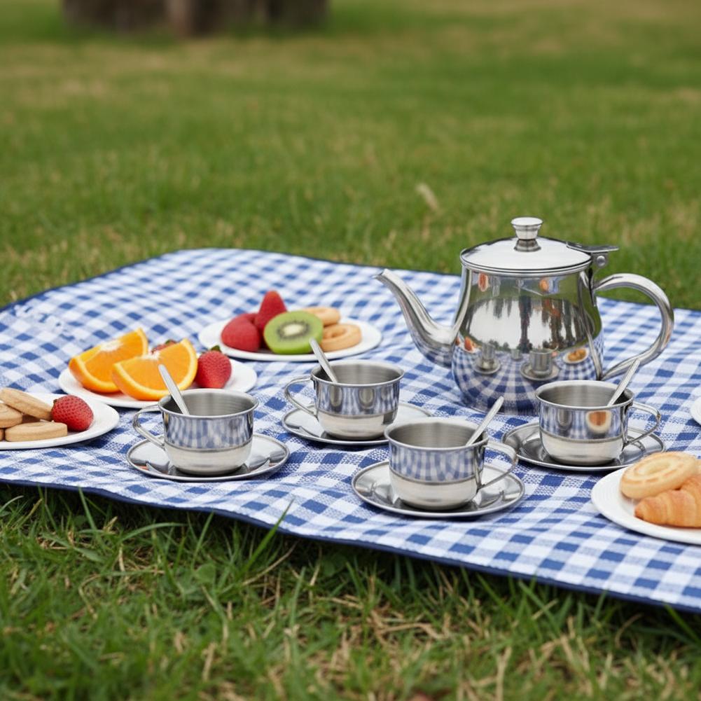 Kinderen RVS Theeservies Speel - Kids Outdoor Kitchen Diy recensie en prijs
