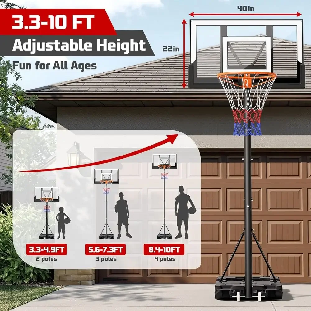 Draagbare buitenbasketbalring  - Basketball Hoop Outdoor recensie en prijs