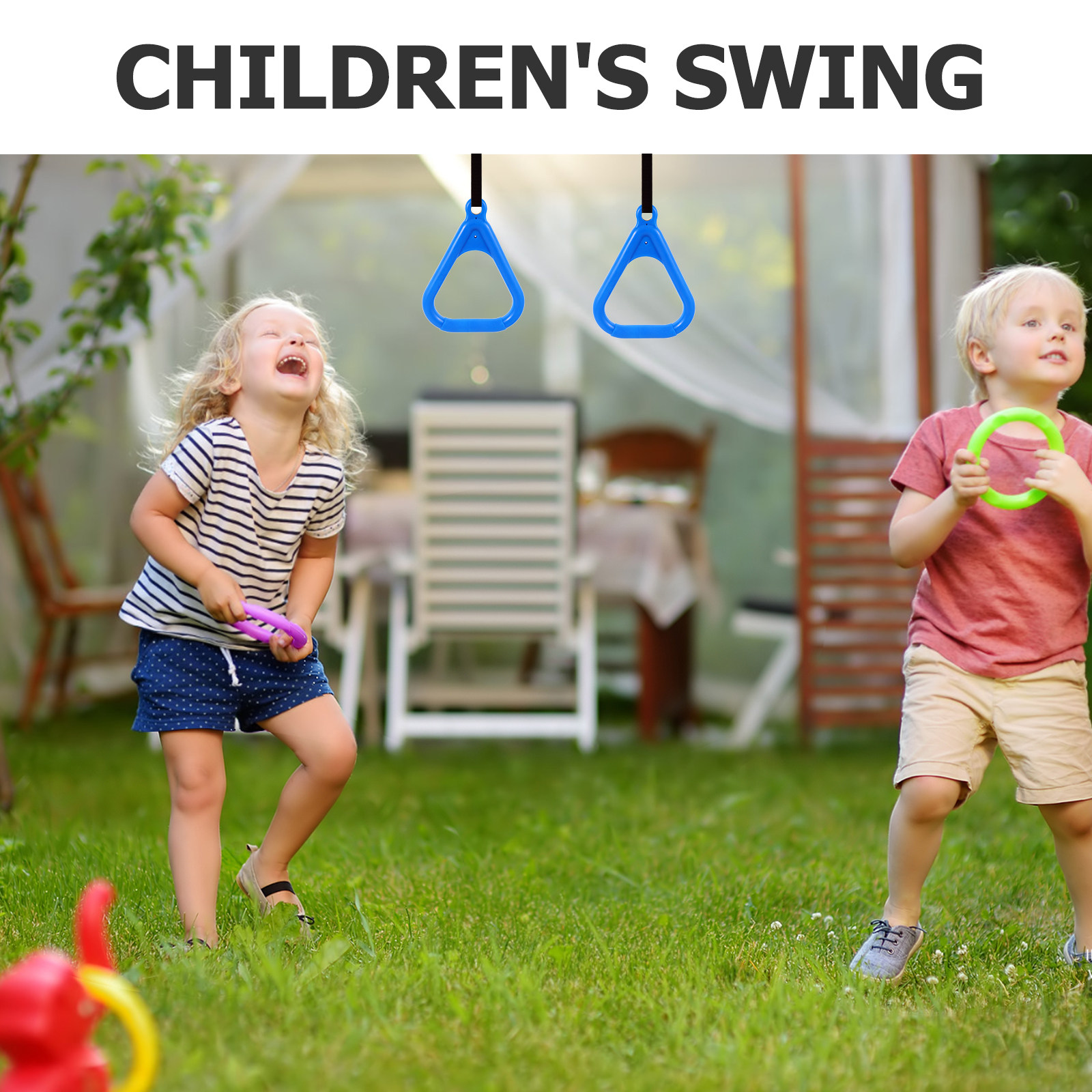 2 stuks klimringen voor kinder - Kids Outdoor Obstacle Course Equipment recensie en prijs