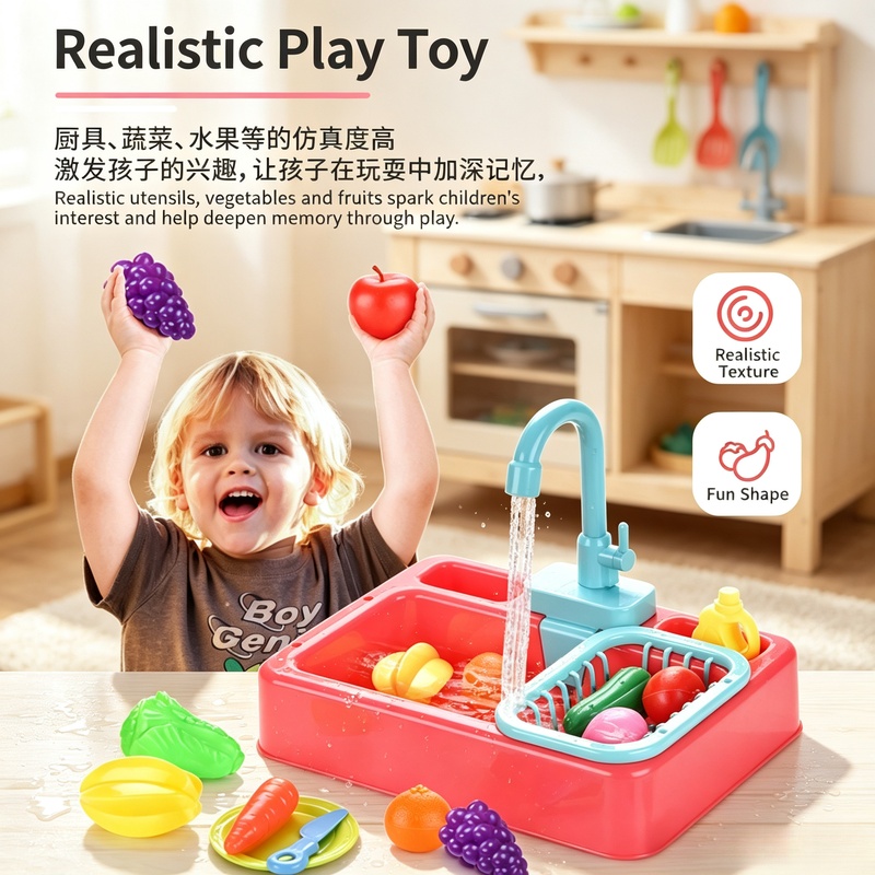 Keukenspeelgoed Plastic Afwasb - Kids Outdoor Mud Kitchen recensie en prijs