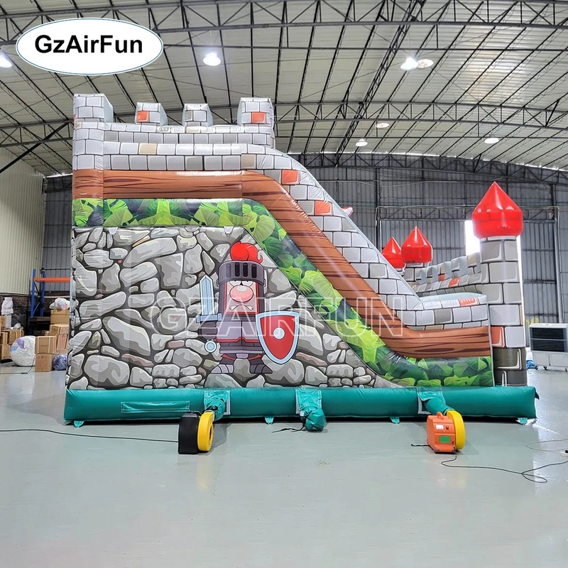 Commerciële PVC Kasteel Spring - Kids Outdoor Obstacle Course Equipment recensie en prijs