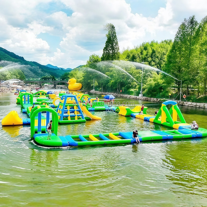 Aangepaste grote opblaasbare w - Kids Outdoor Obstacle Course Equipment recensie en prijs