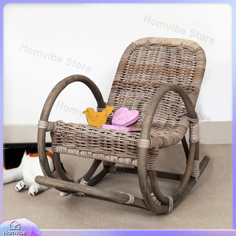 Rieten rotan schommelstoel, bu - Kids Outdoor Lounge Furniture recensie en prijs