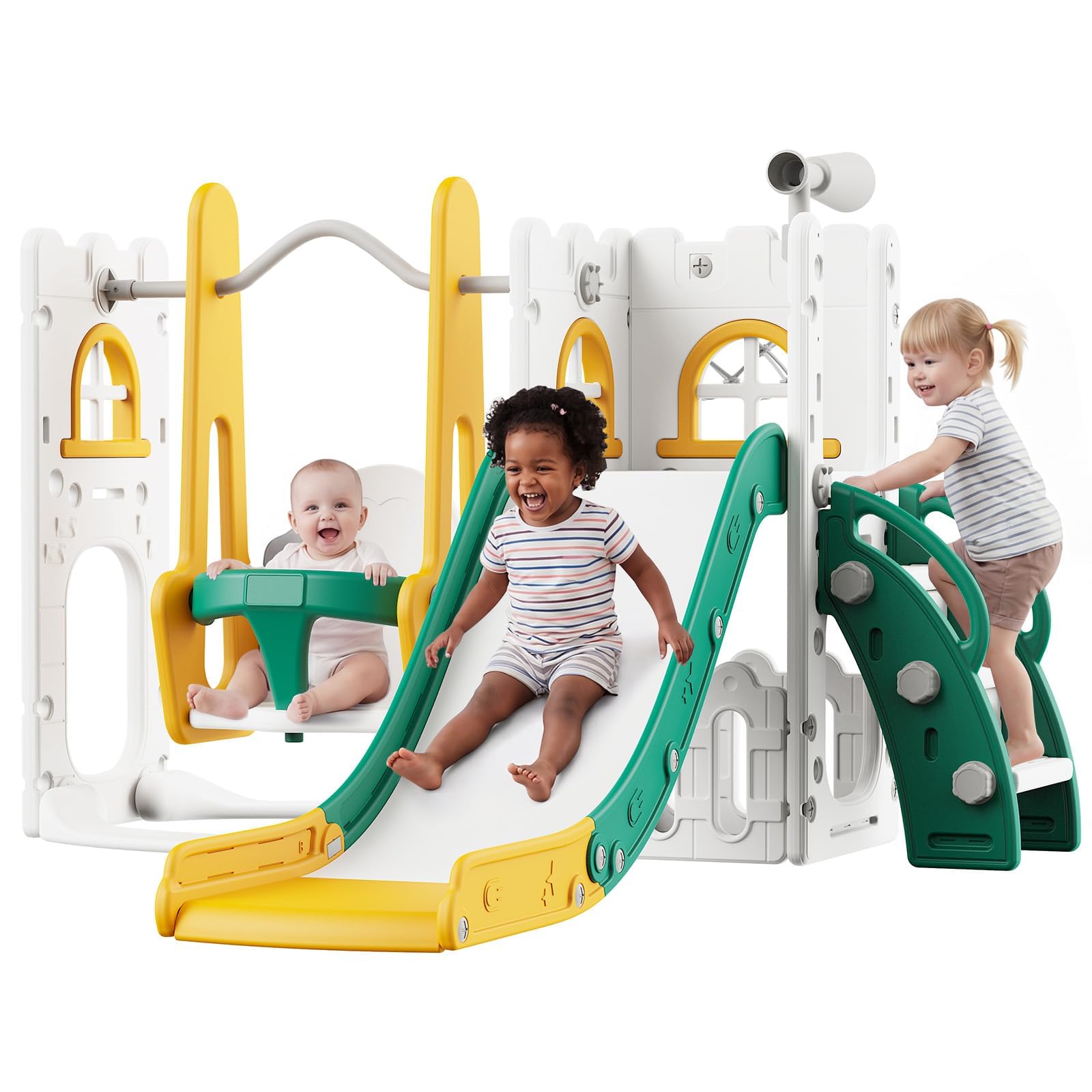7-in-1 peuterglijbaan en schom - Kids Outdoor Playground recensie en prijs