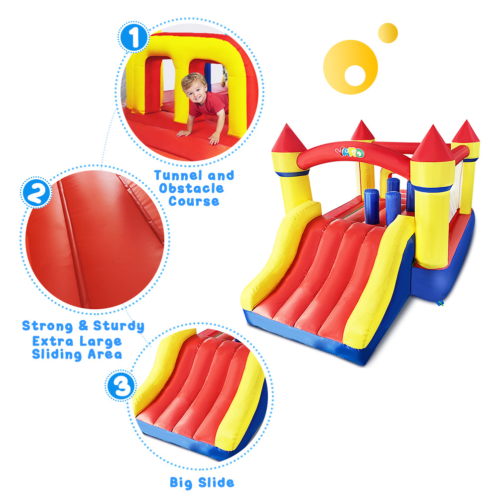 Opblaasbaar hindernisparcours, - Kids Outdoor Obstacle Course Equipment recensie en prijs