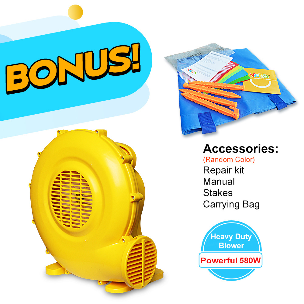 Opblaasbaar hindernisparcours, - Kids Outdoor Obstacle Course Equipment recensie en prijs