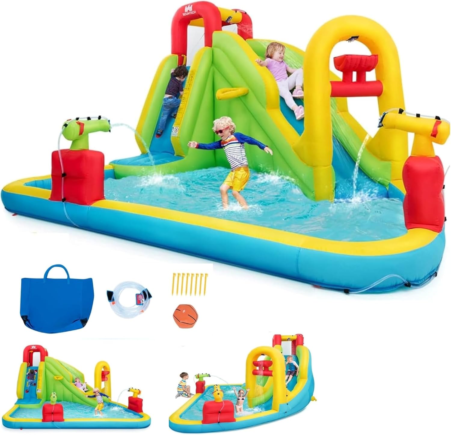 Mega Opblaasbaar Waterpark Spr - Kids Outdoor Water recensie en prijs