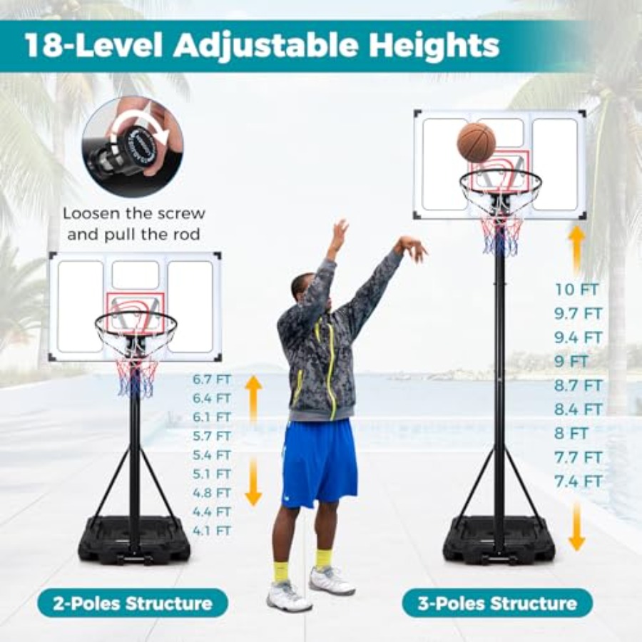 Buitenbasketbalring voor gebru - Basketball Hoop Outdoor recensie en prijs
