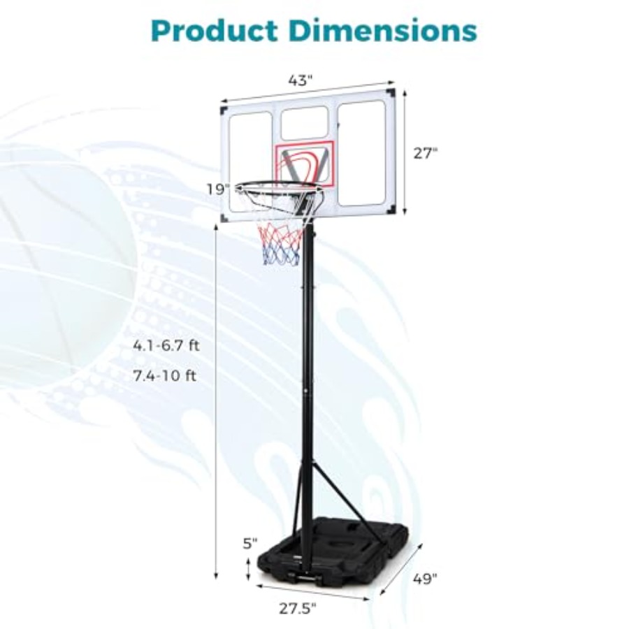 Buitenbasketbalring voor gebru - Basketball Hoop Outdoor recensie en prijs
