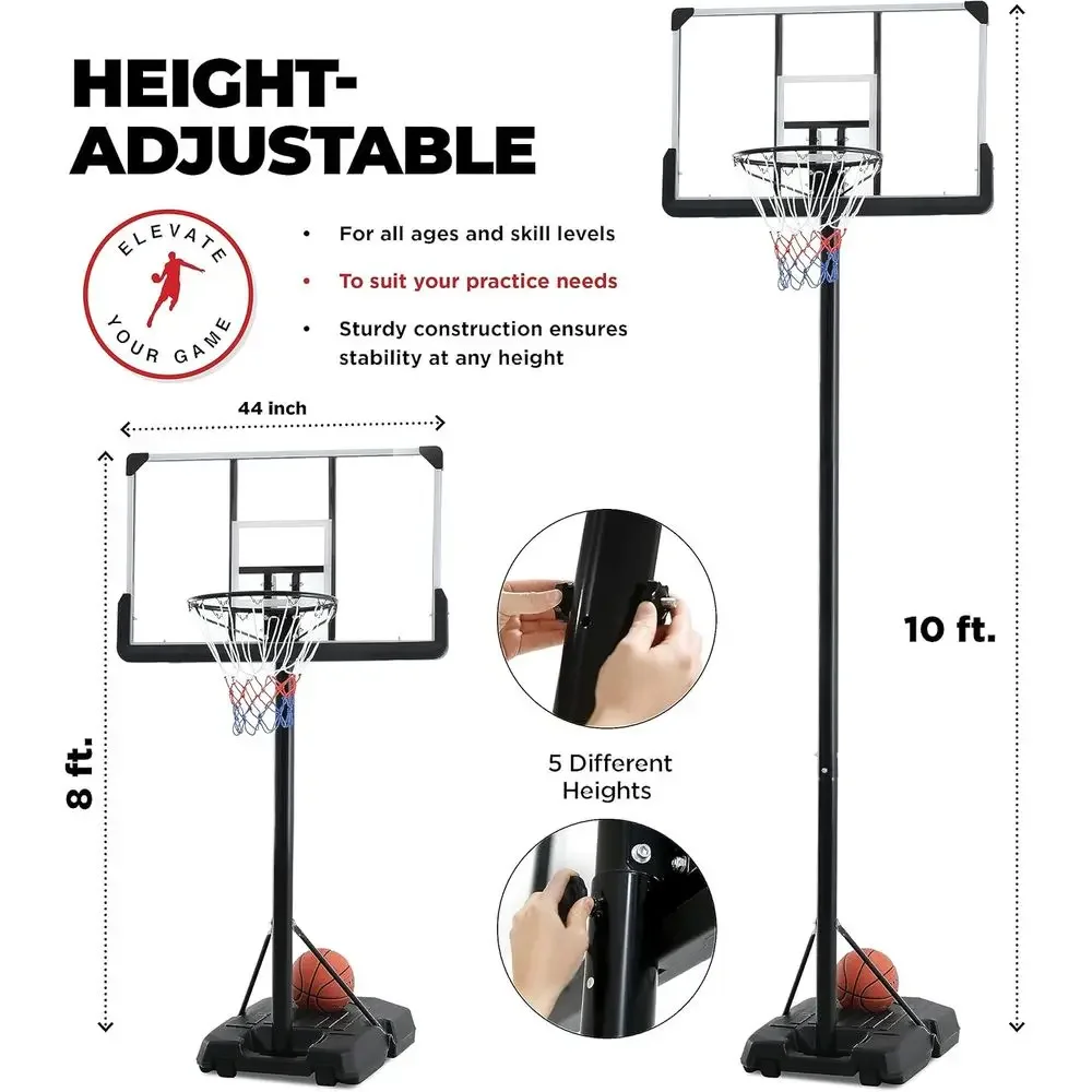 Verstelbaar 44 inch onbreekbaa - Basketball Hoop Outdoor recensie en prijs