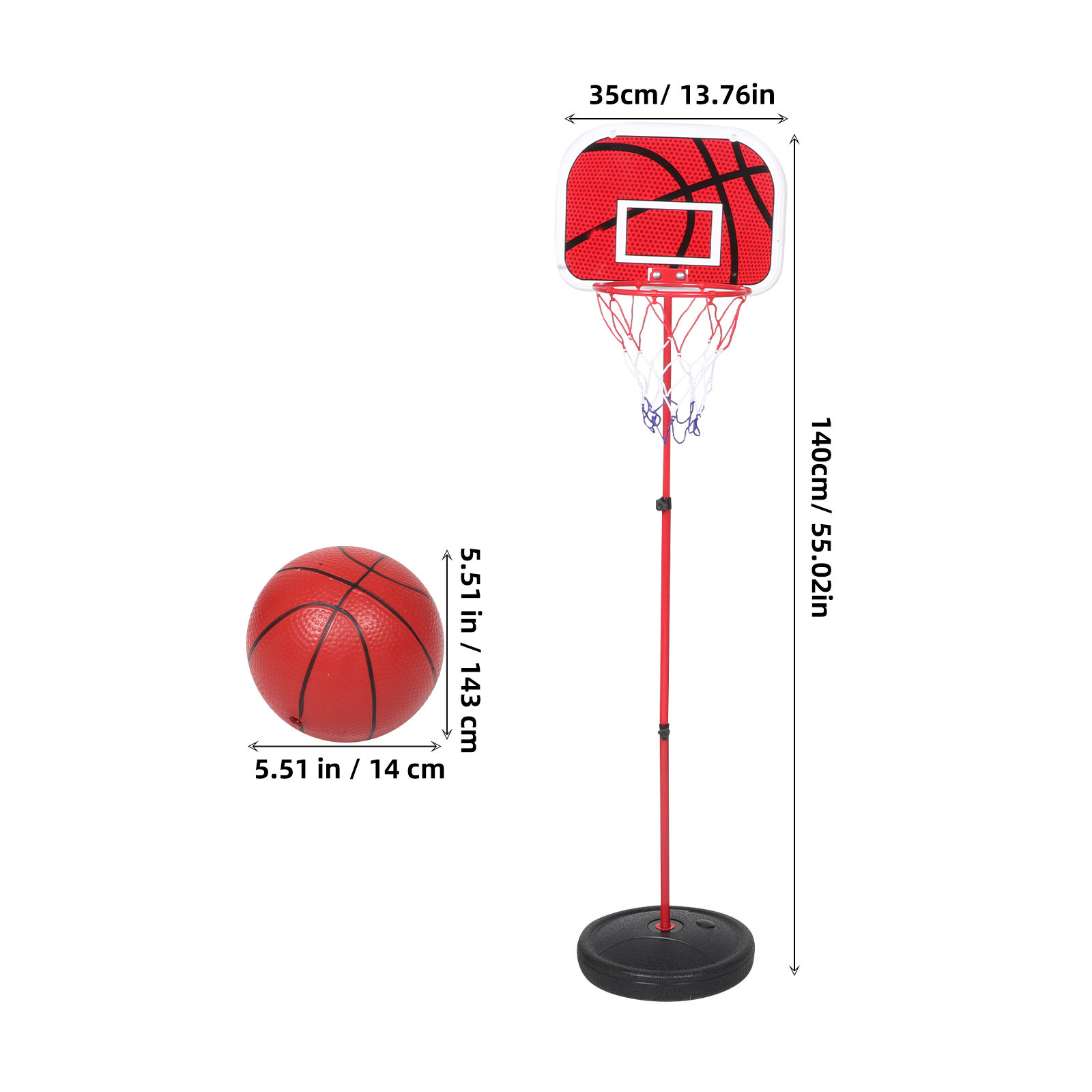 1Set basketbalring, in hoogte  - Basketball Hoop Outdoor recensie en prijs