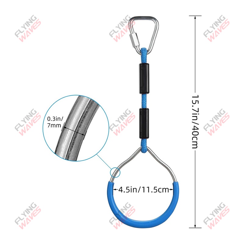 Kinderen Hangende GYM Ring Sch - Kids Outdoor Ninja recensie en prijs