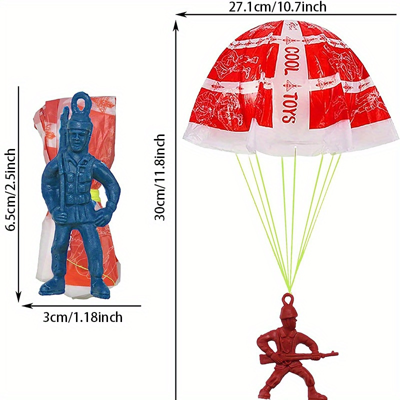10/100 stks Parachute Speelgoe - Kids Outdoor Games Ideas recensie en prijs