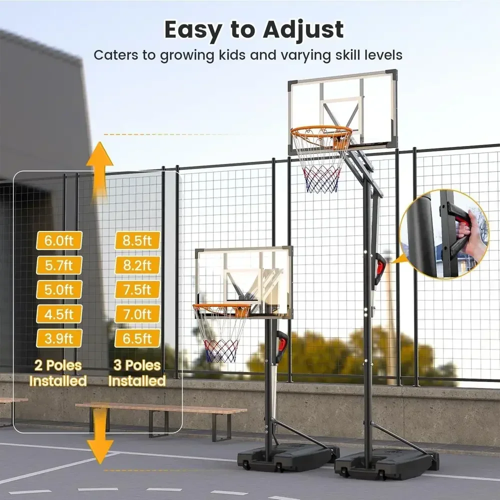 Draagbare buitenbasketbalring  - Basketball Hoop Outdoor recensie en prijs