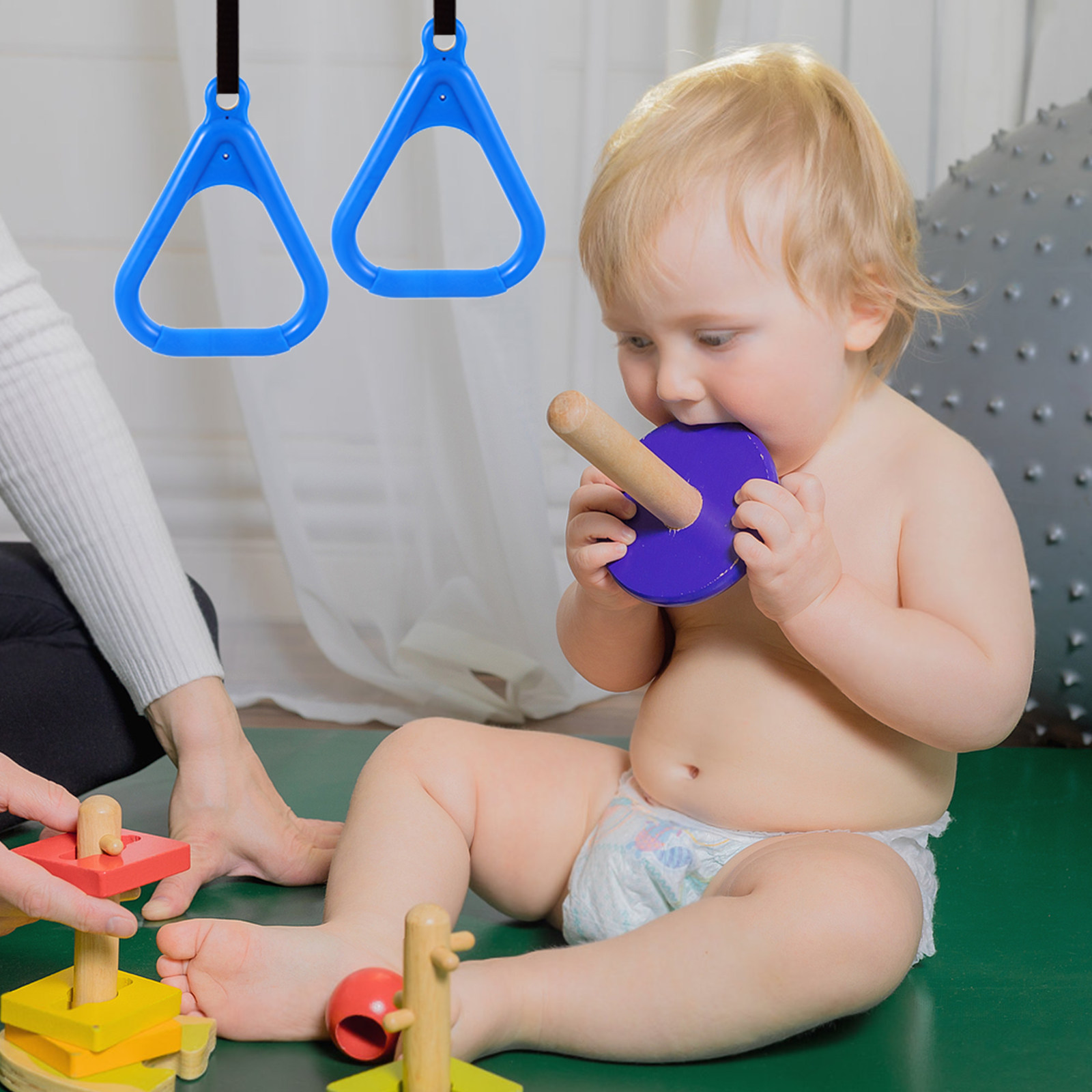 2 stuks Gymnastiekringen voor  - Kids Outdoor Obstacle Course Equipment recensie en prijs